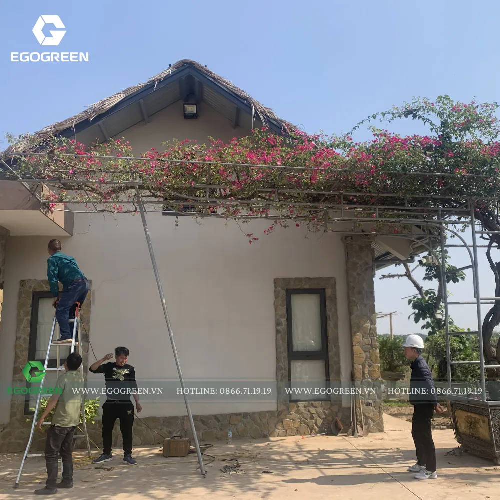 Giá thiết kế và thi công phụ thuộc vào các yếu tố như diện tích và phong cách.